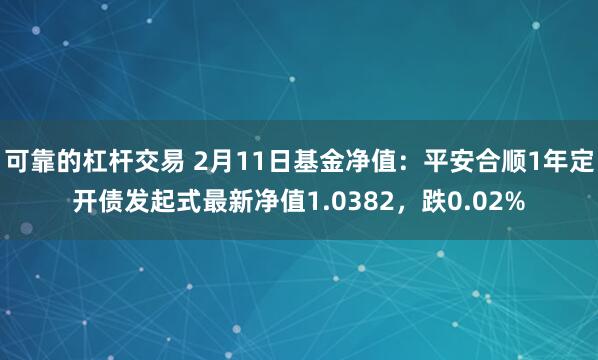 可靠的杠杆交易 2月11日基金净值：平安合顺1年定开债发起式最新净值1.0382，跌0.02%